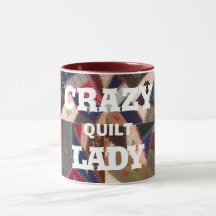 Engraçado "Senhora Louca de Quilt", Coleção de Pat