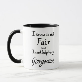 Caneca Engraçado Ser Gostoso Slogan Sarcasmo humor Preto
