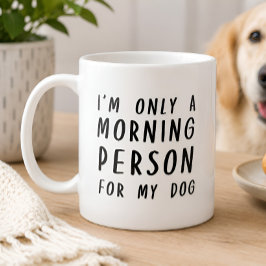 Caneca Engraçado, só sou uma pessoa matinal pelo meu cach