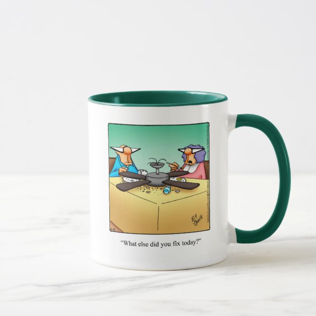 Caneca Engraçado "Sr. Fix-it" Humor Mug Gift (Direita)