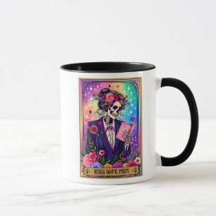 Caneca Engraçado Tarot Card/Dia de as mães/Esposa Chefe M