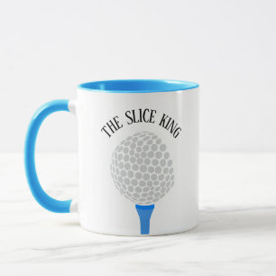 Caneca Engraçado, Tchau De Bola De Golfe Rei