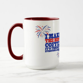 Caneca Engraçado Trump Médio Mandato Político Amor