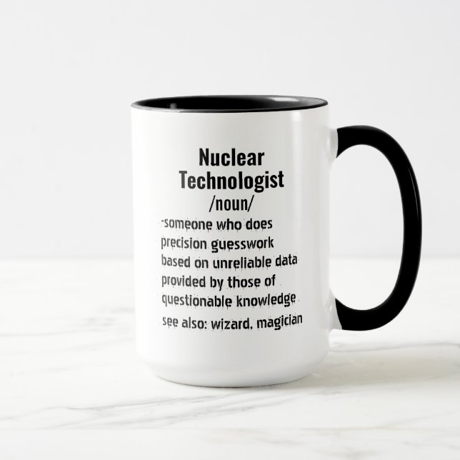 Caneca Engraçados presentes de definição de tecnologia nu (Direita)