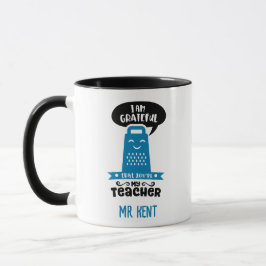 Caneca Engraçados Professores Mugs - Azul Grateful Grater