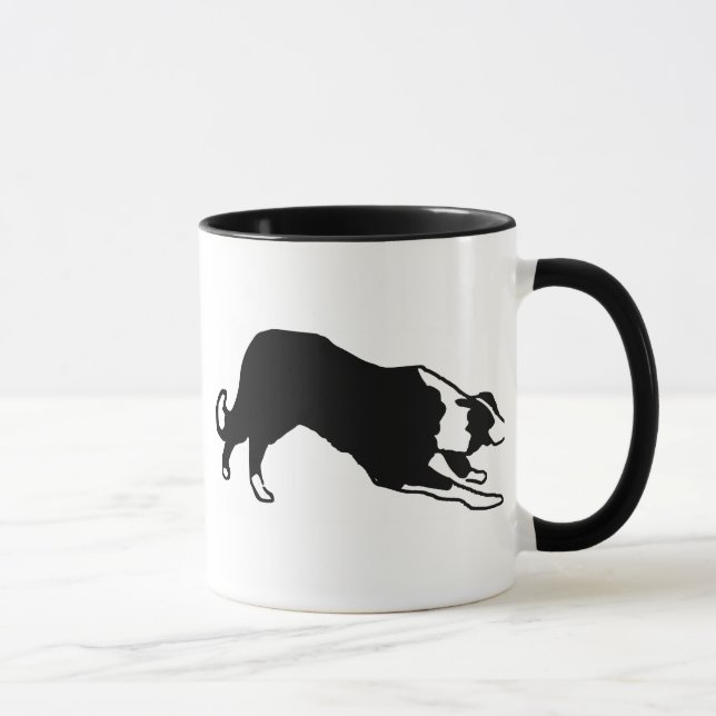 Caneca Engrenagem de border collie (Direita)