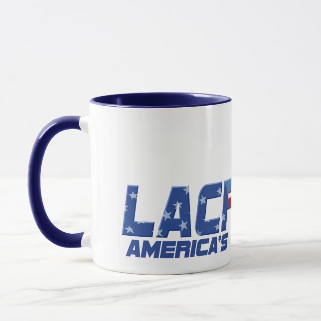 Caneca Engrenagem do esporte de América do Lacrosse (Esquerda)
