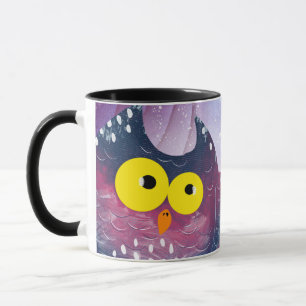 Caneca Enrolação Engraçada De Coruja Engraçado - Amante d