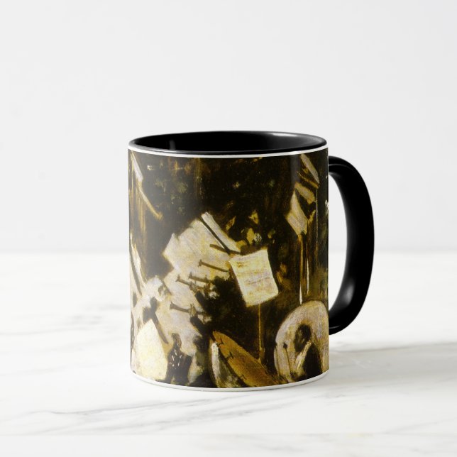 Caneca Ensaio da Orquestra Pasdeloup por JS Sargent (Frente Esquerda)
