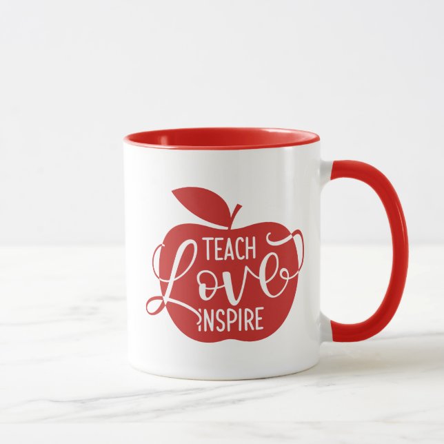 Caneca Ensine o amor inspiram (Direita)