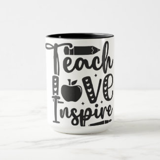 Caneca Ensino, Amor, Inspire-Mug