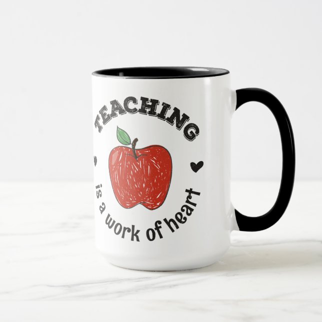 Caneca Ensino é obra de professor de arte Mug (Direita)
