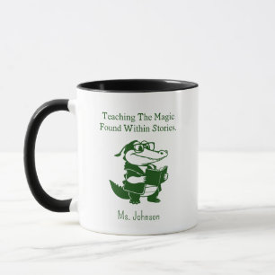 Caneca Ensino Magia das Histórias Educador Inglês Design