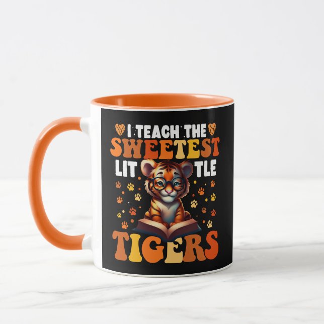 Caneca Ensino O Professor De Tigres Mais Bonitos (Esquerda)