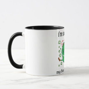 Caneca Então irlandês meu fígado dói