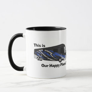 Caneca Entegra Aspira Azul Lugar Feliz design Mug