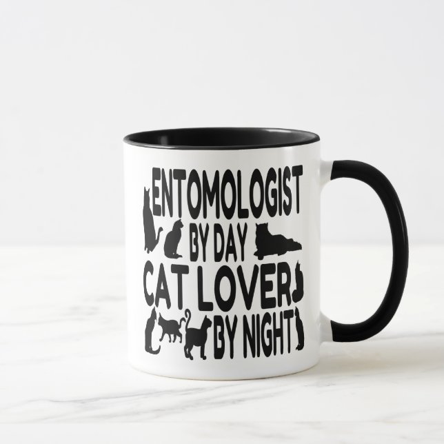 Caneca Entomologista do Cat Lover (Direita)
