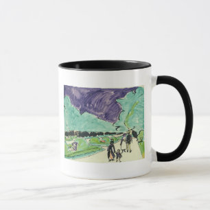 Caneca Entrada a um grande jardim em Dresden, 1905