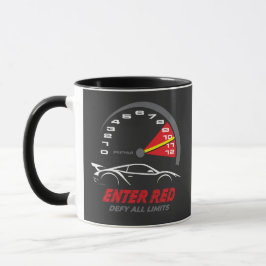 Caneca 'Entre no Vermelho: Desafie Todos os Limites'