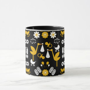 Caneca Entrega de Palavras Não-Gênero Gêmeas