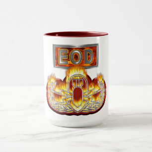 Caneca EOD comemorativo de concepção única