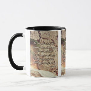 Caneca Ephesianos 1:7 KJV Bíblia Verso Pic Dois Tons