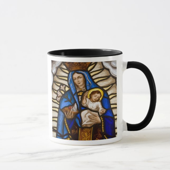 Caneca Equador, Quito. Estátua da Virgem alada (Direita)