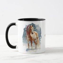 Caneca Equestrian Christmas Coffee Mug