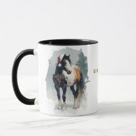 Caneca Equestrian Christmas Coffee Mug
