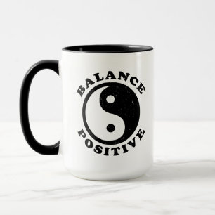 Caneca Equilíbrio da engenhosidade positiva Yin Yang