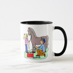 Caneca Equinos Veterinários do Equino Idea