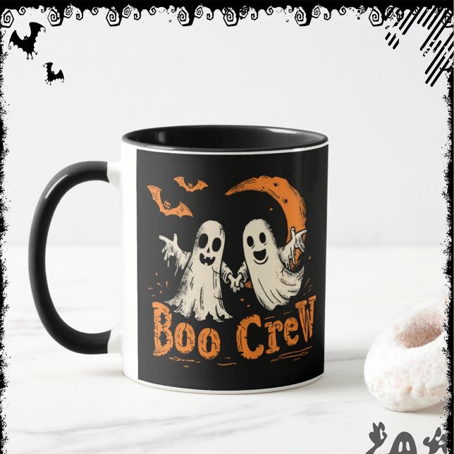 Caneca Equipe Boo | ExDesigner | Halloween (Criador carregado)