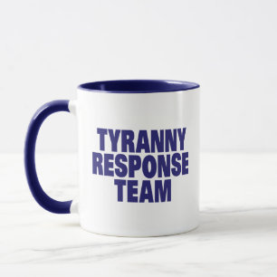 Caneca Equipe da resposta da tirania