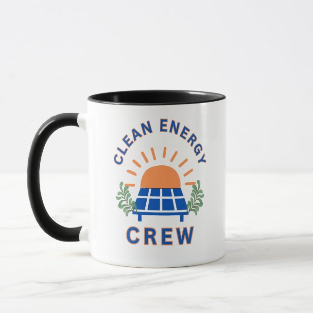 Caneca Equipe de Energia Limpa (Esquerda)