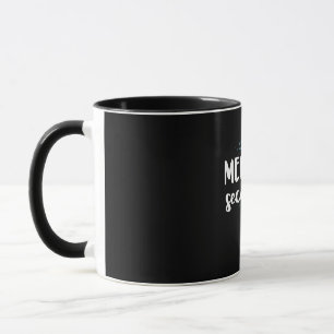 Caneca Equipe de Natação de Segurança da Sereia Mulher