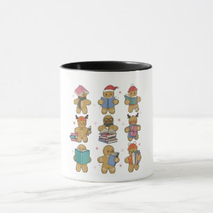 Caneca Equipe de Natal Papai Noel Biscoito Enfermagem Esq