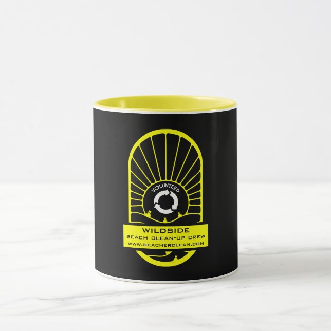 Caneca Equipe de Voluntários para Limpeza de Praia (Centro)