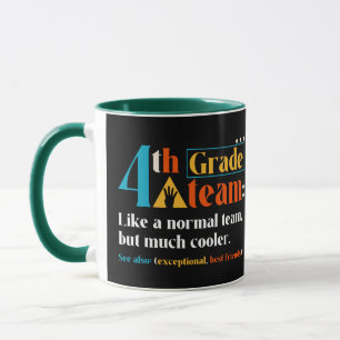 Caneca Equipe Do 4º Ano Como Equipe Normal Mas Muito Mais
