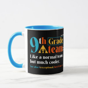 Caneca Equipe Do 9º ano como uma equipe normal, mas muito