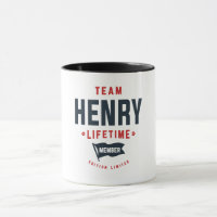 Equipe Henry Lifetime Membro Funny Nome Henry