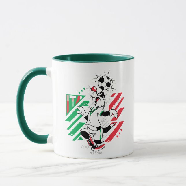Caneca Equipe Itália Gráfico de Futebol SYLVESTER™ (Esquerda)
