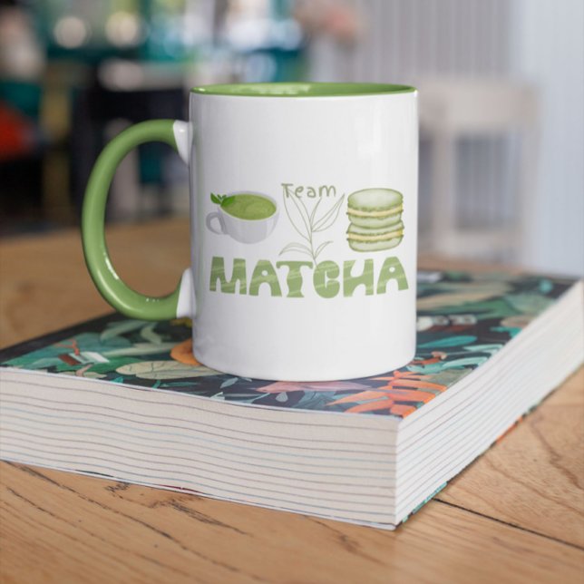 Caneca Equipe Matcha, matcha (Criador carregado)