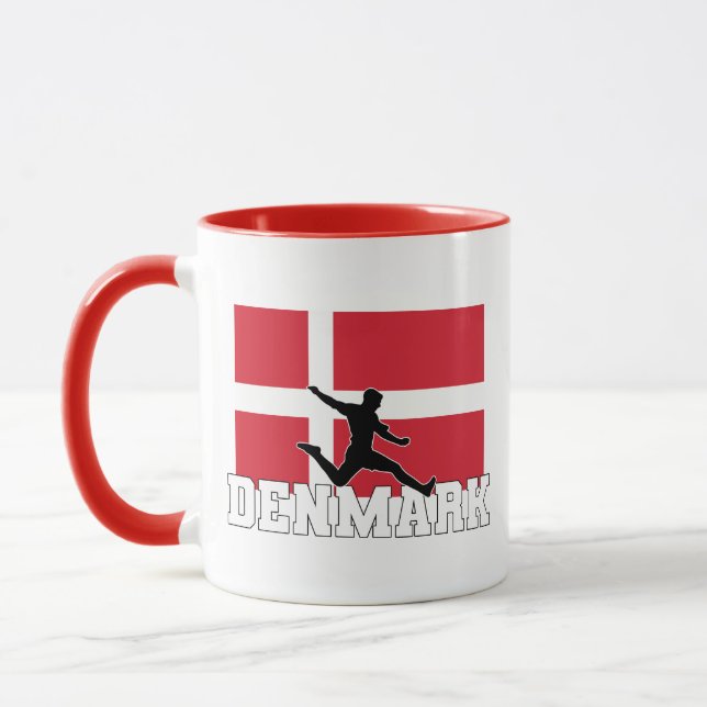 Caneca Equipe Nacional de Futebol da Dinamarca (Esquerda)