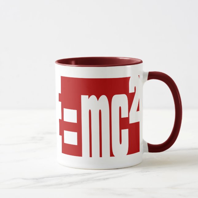 Caneca equivalência da Massa-energia (Direita)