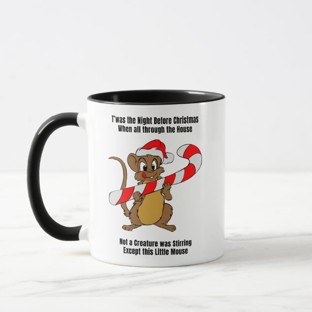 Caneca Era a Noite Antes do Natal Rato (Esquerda)