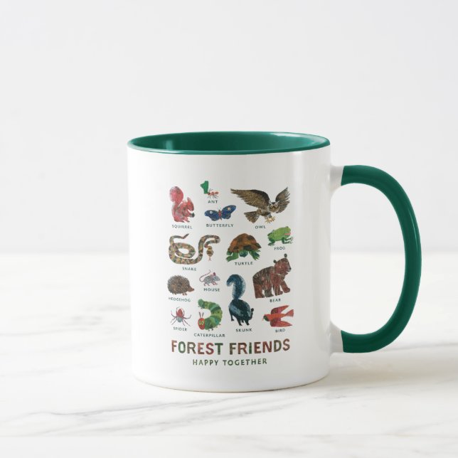 Caneca Eric Carle | Amigos da Floresta Felizes Juntos (Direita)