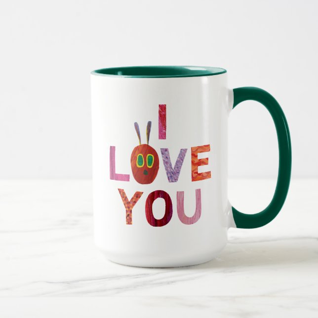 Caneca Eric Carle | Lagarta Eu Te Amo (Direita)