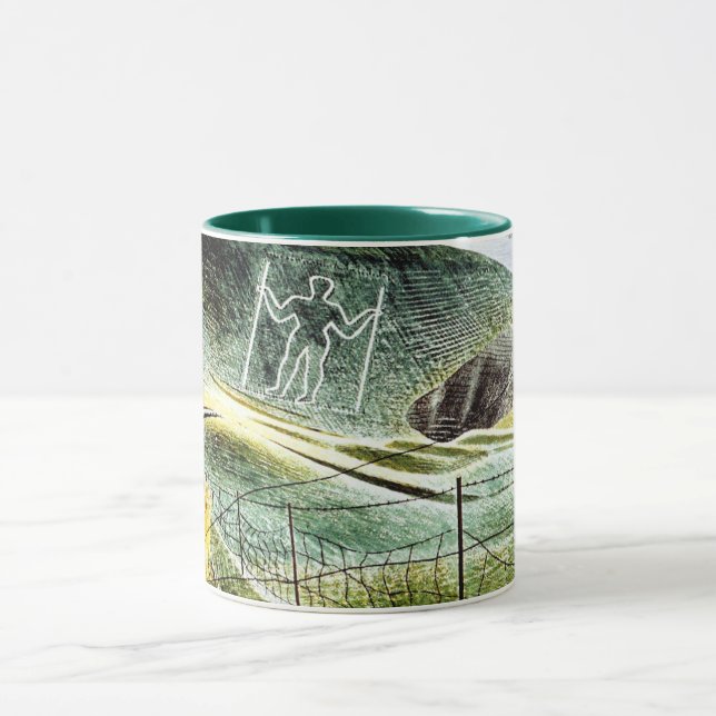Caneca Eric Ravilious - The Wilmington Giant, belas artes (Centro)