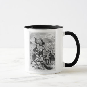 Caneca Erigindo o padrão do pretendente novo