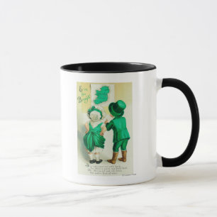 Caneca Erin vai casal de Bragh que olha o mapa de Ireland